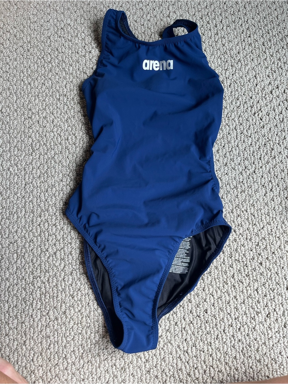 Arena Women's Solid Navy One-Piece Tech Suit